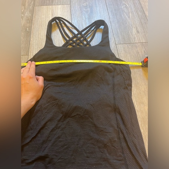 Lululemon Wild Tank Top Heathered Black / Grey Size 6 - Picture 14 of 15
